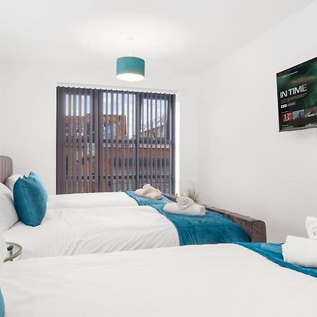 Ebra Stays - Choice Of 2 Or 3 Individual Beds - Luxury New Build Apartment ✪ City Centre, Digbeth ✓ Smart Tv'S & Large Corner Sofa - Birmingham Exteriér fotografie