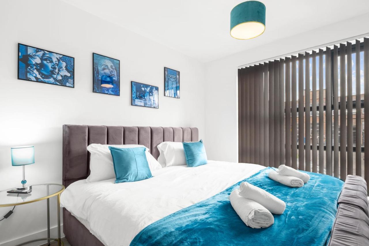 Ebra Stays - Choice Of 2 Or 3 Individual Beds - Luxury New Build Apartment ✪ City Centre, Digbeth ✓ Smart Tv'S & Large Corner Sofa - Birmingham Exteriér fotografie