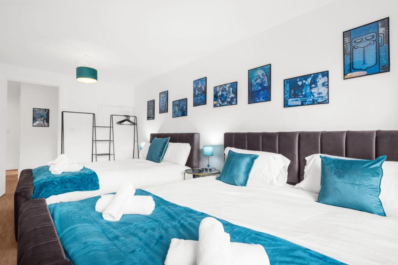 Ebra Stays - Choice Of 2 Or 3 Individual Beds - Luxury New Build Apartment ✪ City Centre, Digbeth ✓ Smart Tv'S & Large Corner Sofa - Birmingham Exteriér fotografie